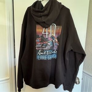 HOT LEADERS Black Americade Lake George Hoodie size 3XL
